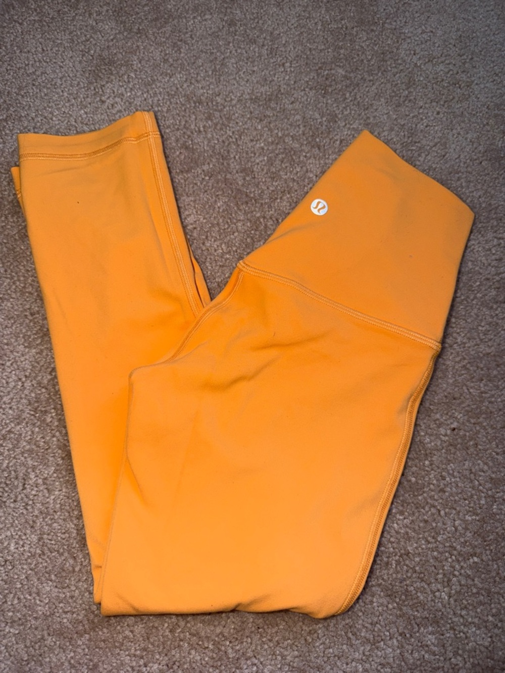 lululemon athletica Kids Orange Performance Leggings